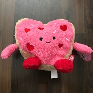 NWT BumBumz Valentine's Day Series 2 Sweet Bumz Sugar Cookie Plush Toy 7.5"